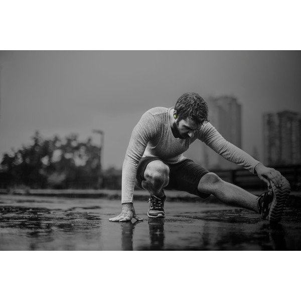 Słuchawki sportowe, bezprzewodowe, dokanałowe CellularLine, czarno-zielone-image-1