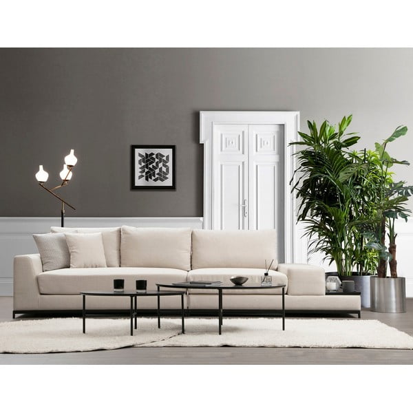 Kremowa sofa 320 cm Line – Balcab Home-image-1