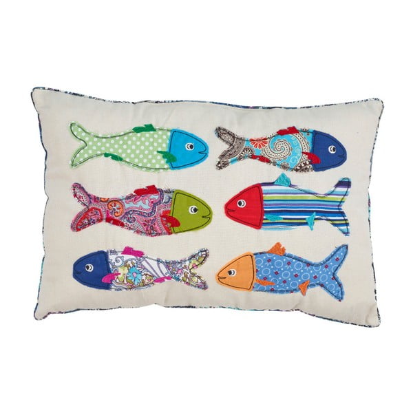 Poduszka Artesania Esteban Ferrer Colorful Fish I, 45x30 cm