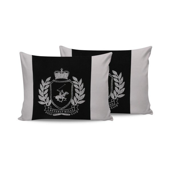 Komplet 2 bawełnianych poduszek Polo Club Royal, 50 x 70 cm