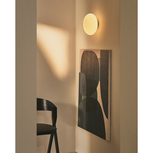 Kinkiet w biało-srebrnym kolorze ø 26 cm Bamila – Kave Home-image-2