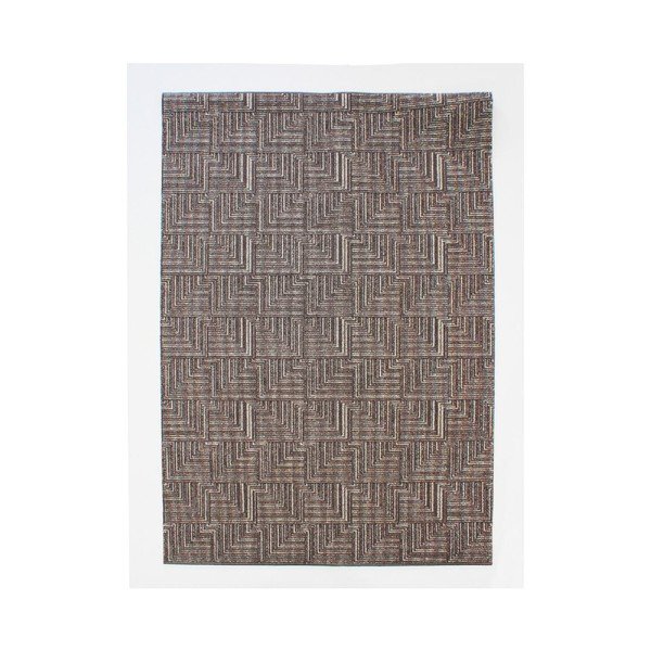 Dywan Pinnacle Dark Brown, 167x233 cm-image-1