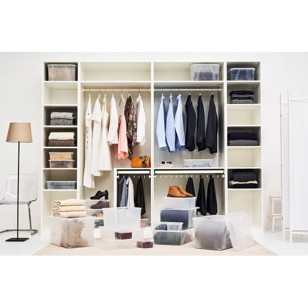 Plastikowy pojemnik do przechowywania z pokrywą 10 l Lona – Rotho-image-3