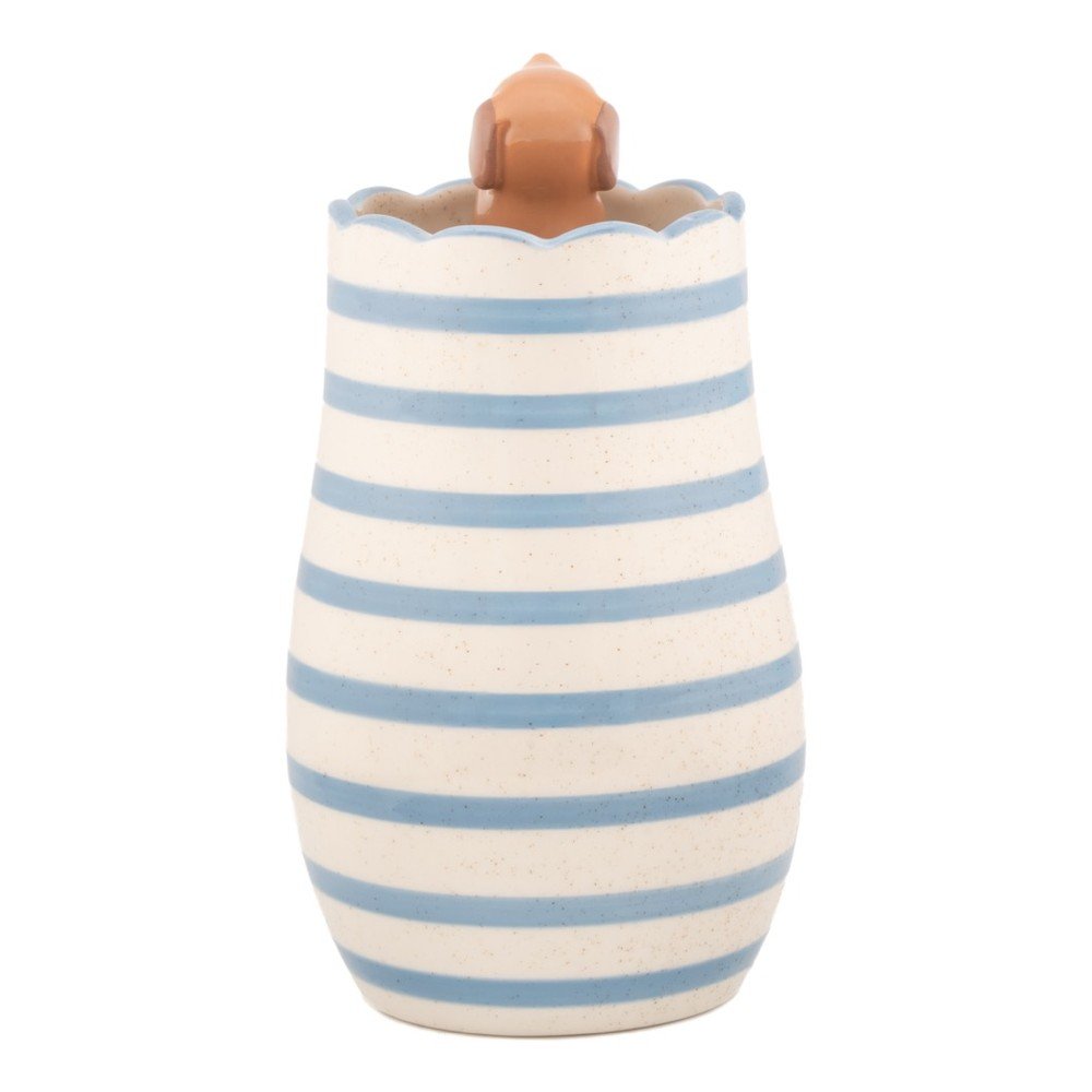 Biały wazon z dolomitu (wysokość 18,5 cm) Peeking Sausage Dog – Sass & Belle (zdjęcie 5)
