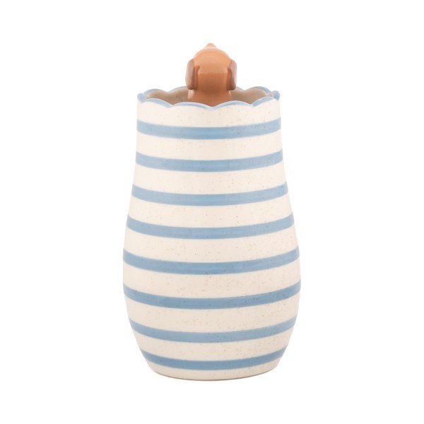 Biały wazon z dolomitu (wysokość 18,5 cm) Peeking Sausage Dog – Sass & Belle-image-4