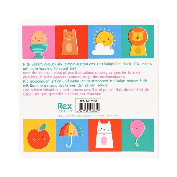 Zabawka interaktywna Baby's First Book of Numbers – Rex London-image-4