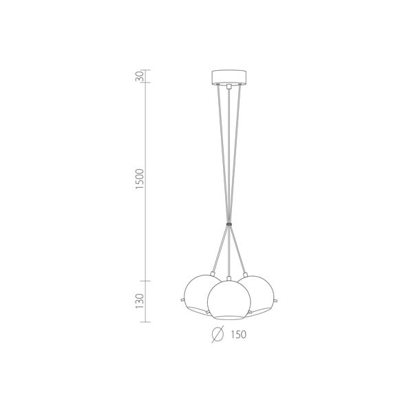 Potrójna lampa MYOO opal matte/white/white-image-3