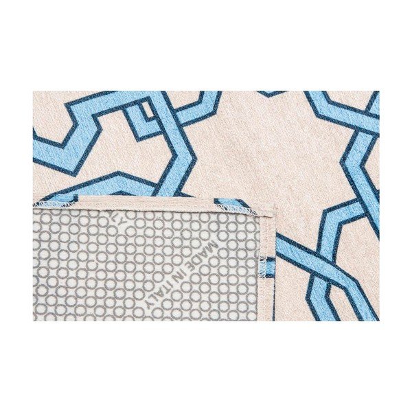 Wytrzymały dywan kuchenny Webtapetti Tiles Blue, 80x130 cm-image-4