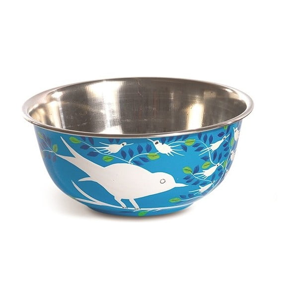 Miska Eva Hand Painted Bowl, jasnoniebieska