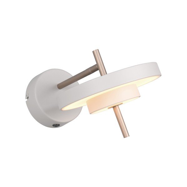 Kinkiet LED z elastyczną konstrukcją/ze ściemniaczem w kolorze kości słoniowej ø 20 cm Keaton – Trio-image-4