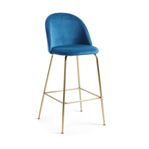Niebieski hoker Kave Home Mystere