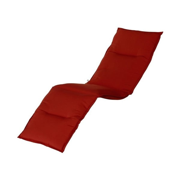 Czerwona poduszka ogrodowa Hartman Havana, 195x63 cm