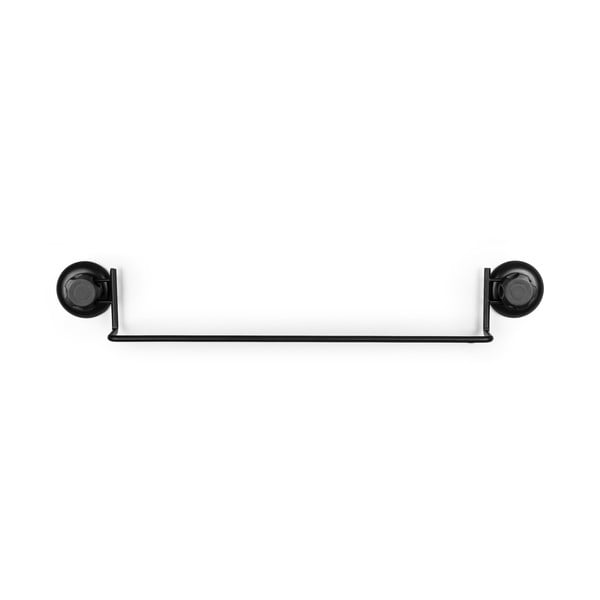 Czarny samoprzylepny uchwyt na ręczniki Compactor Bestlock Black Tube Holder For Towels, 60,6x9 cm-image-3