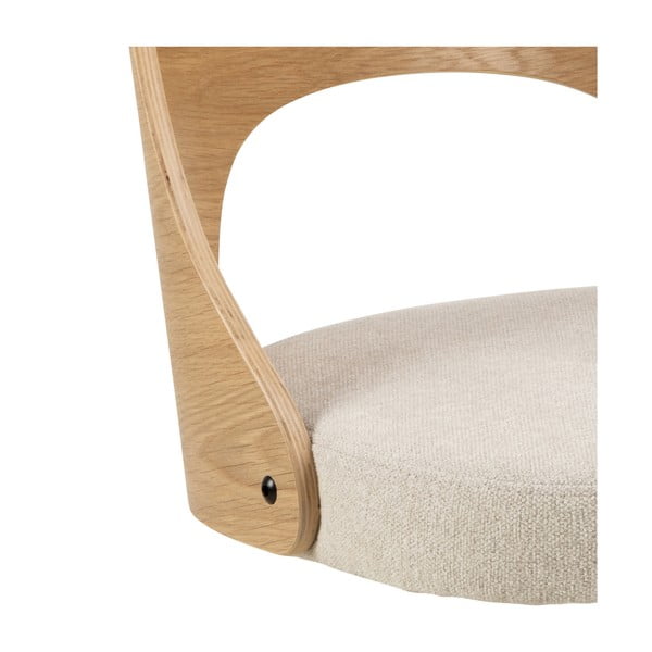 Beżowe/w naturalnym kolorze krzesło Lucy – Actona-image-4