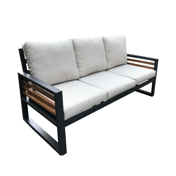 Szary aluminiowy zestaw mebli ogrodowych dla 5 osób Colmar – Rojaplast-image-3