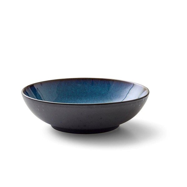 Czarno-niebieska kamionkowa miska do serwowania 1,8 l Gastro Dark Blue/Black – Bitz