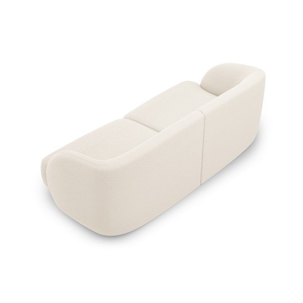 Beżowa sofa z materiału bouclé 184 cm Miley – Micadoni Home-image-3