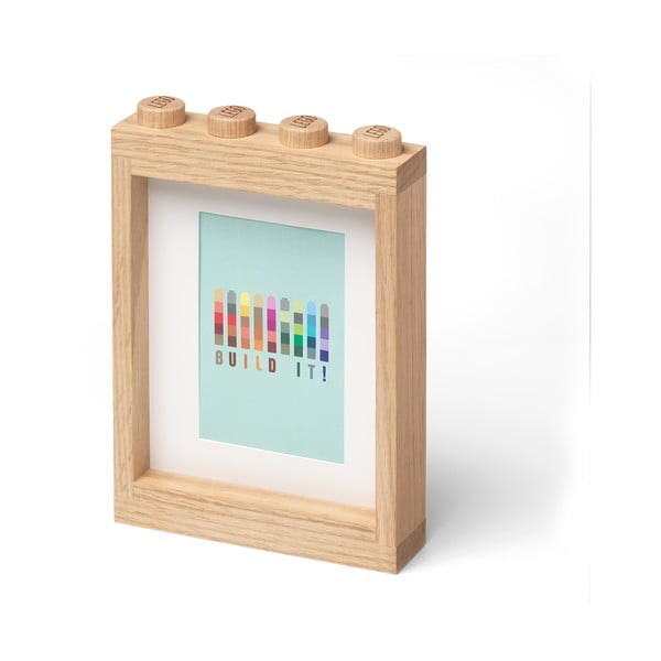 Ramka na zdjęcia z drewna dębowego LEGO® Wood