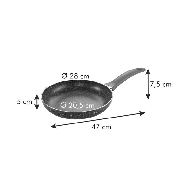 Patelnia ø 28 cm Manico Rosso – Tescoma-image-3
