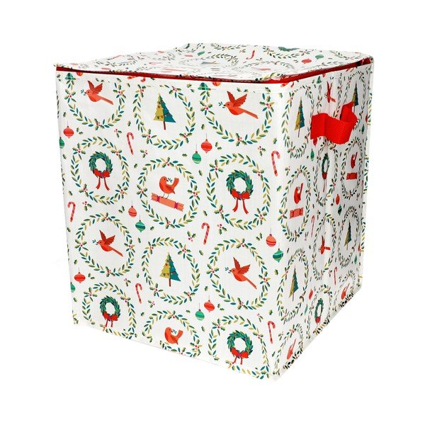 Pojemnik do przechowywania ubrań z plastiku z recyklingu 32x32x35 cm Classic Christmas – Rex London-image-2