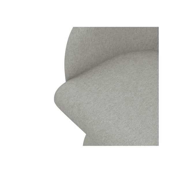 Jasnoszary tapicerowany fotel jadalniany Kanoa – Makamii-image-4