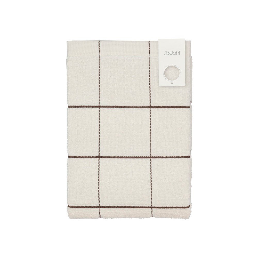 Ręcznik kąpielowy z bawełny organicznej frotte w kolorze kości słoniowej 70x140 cm Vista – Södahl (zdjęcie 5)