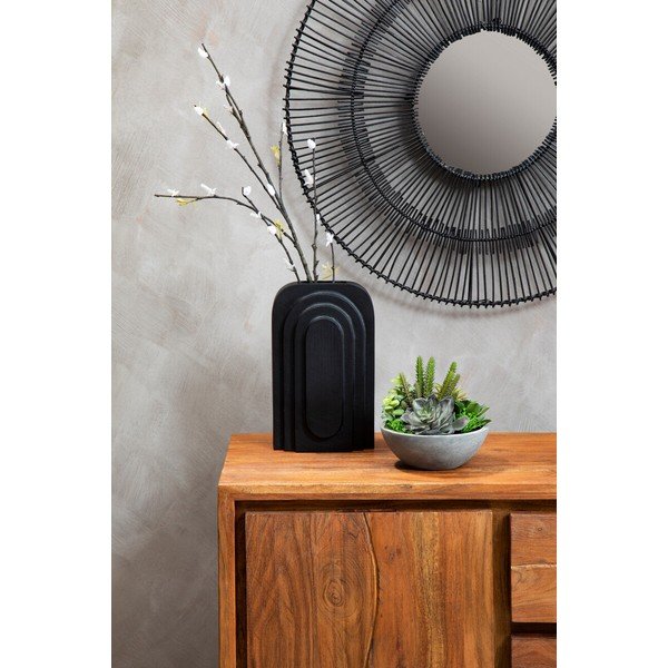 Komoda z litego drewna akacjowego w ciemnym naturalnym kolorze 92x82x40 cm Simla – Premier Housewares-image-3