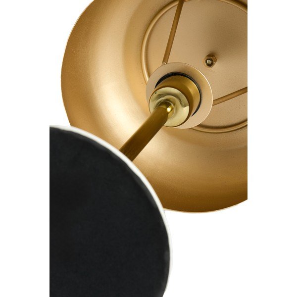 Pomarańczowa lampa stołowa z metalowym kloszem (wysokość 40 cm) Surin – Light & Living-image-3