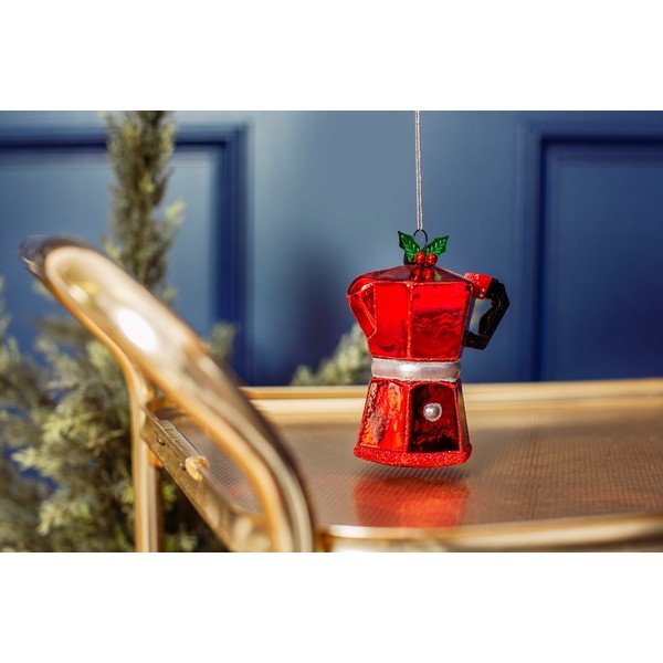 Szklana bombka choinkowa Coffee Pot – Sass & Belle-image-1