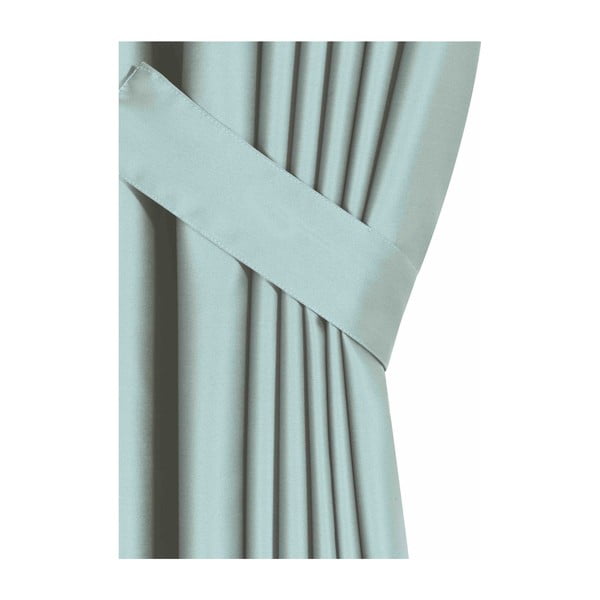 Zielona zasłona półzaciemniająca 260x100 cm – Mila Home-image-1