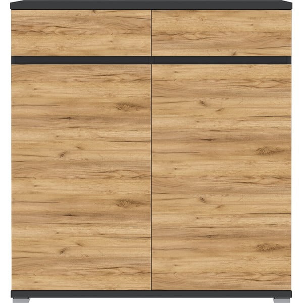 Szafka na buty w dekorze dębu z szufladami Lissabon – Germania-image-1