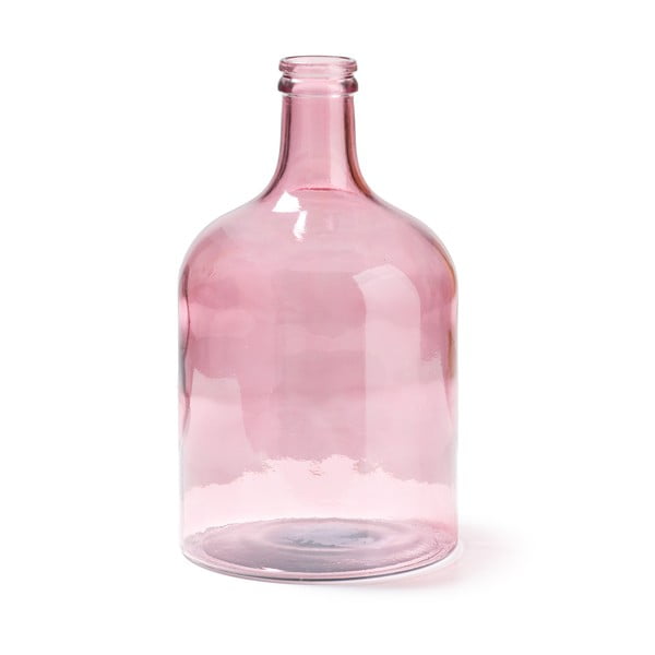 Różowy wazon ze szkła La Forma Semplice, wysokość 43 cm