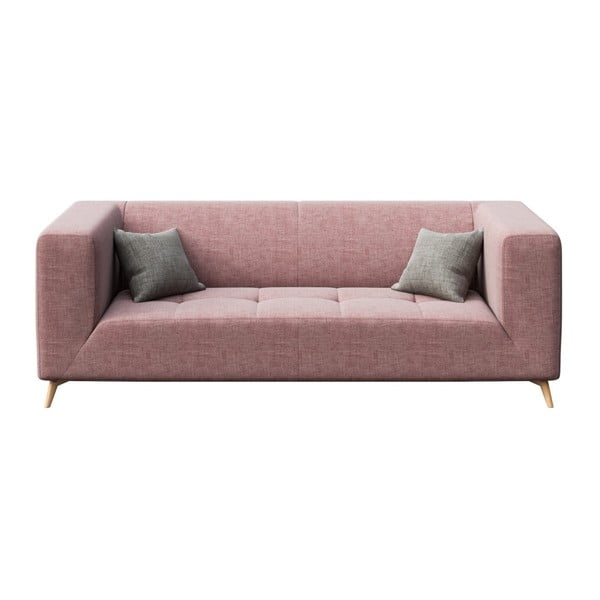 Różowa 3-osobowa sofa MESONICA Toro