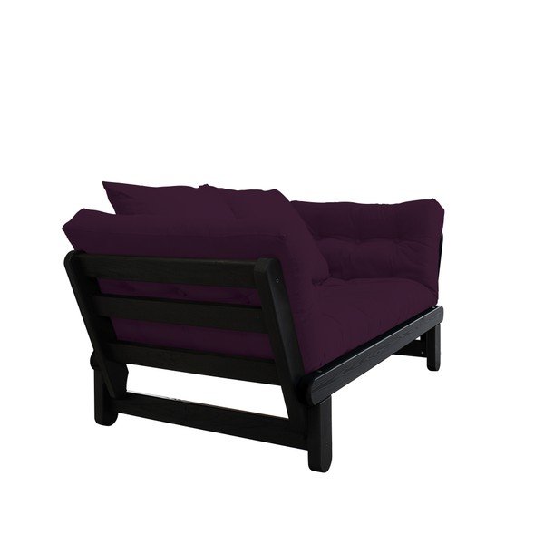 Sofa rozkładana Karup Beat Black/Purple Plum-image-4
