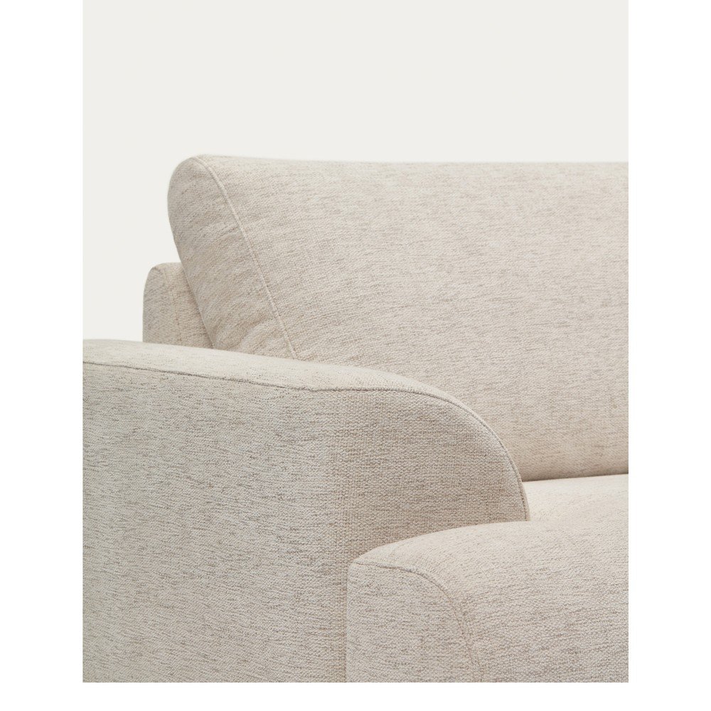 Beżowa sofa z tkaniny szenilowej 228 cm Karin – Kave Home (zdjęcie 3)