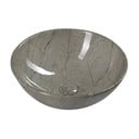 Szara ceramiczna okrągła umywalka ø 42 cm Dalma – Sapho