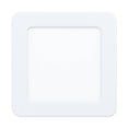 Biała lampa LED wpuszczana w sufit 12x12 cm FUEVA 5 – EGLO