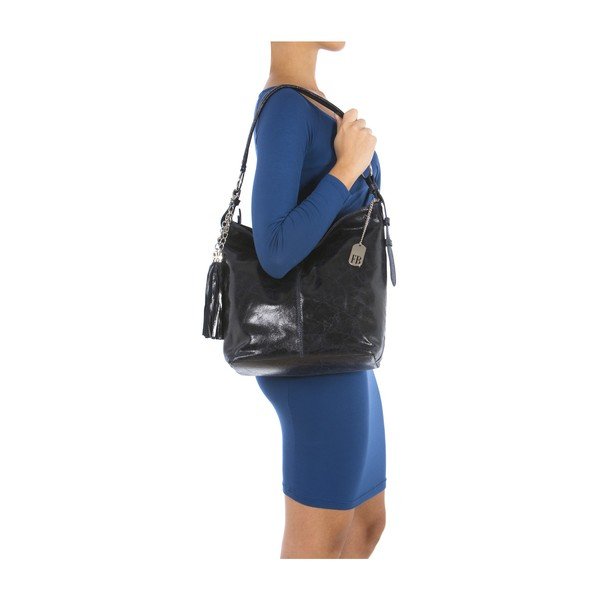 Skórzana torebka Hobo Navy-image-3
