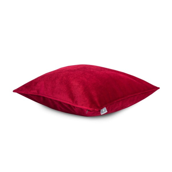 Czerwona poszewka na poduszkę WeLoveBeds Elegant Burgundy, 50x50 cm-image-2