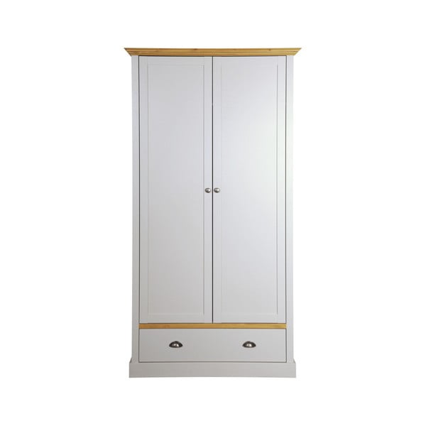 Szaro-biała szafa Steens Sandringham, 192x104 cm