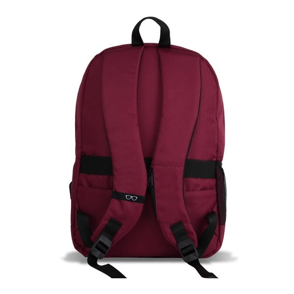 Brugundowy plecak z portem USB My Valice SPECTA Smart Bag-image-4