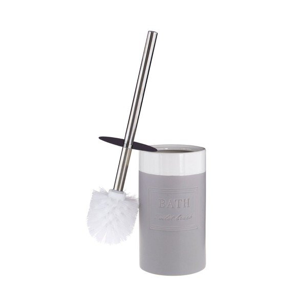 Biało-szara szczotka do WC Premier Housewares Vida-image-1