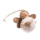 Tekstylna ozdoba świąteczna 8 cm Angel – Dakls