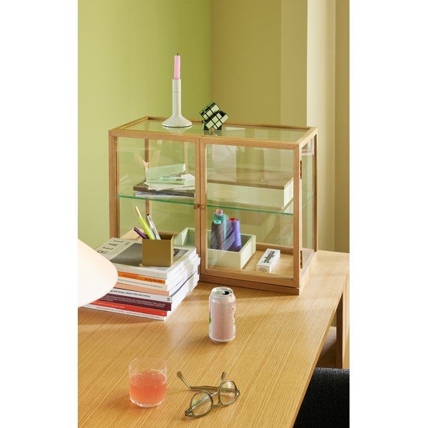 Witryna w dekorze dębu w naturalnym kolorze 60x42x32 cm Poetic – Hübsch-image-1