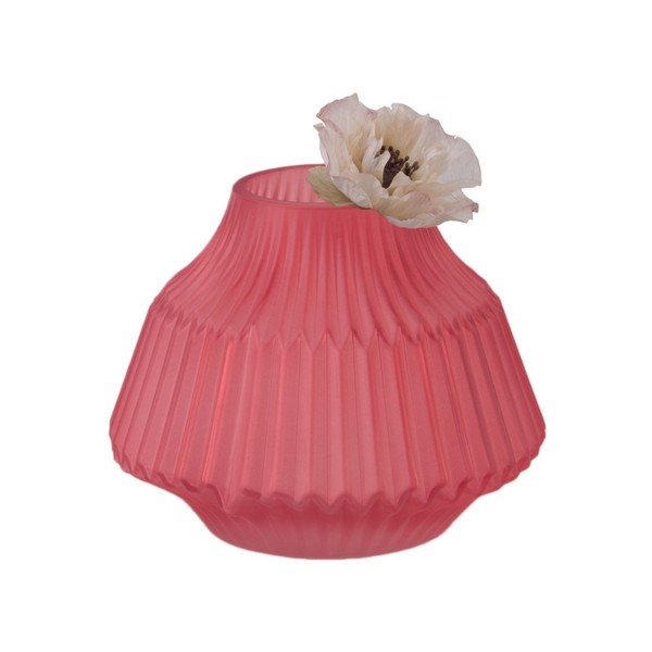 Różowy szklany wazon PT LIVING, Ø 16 cm-image-1