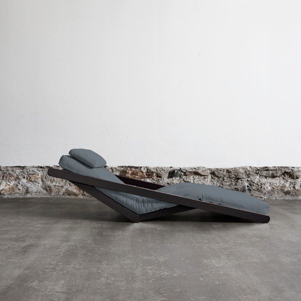Szezlong rozkładany Karup Figo Wenge/Gris-image-2