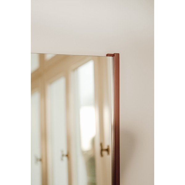 Lustro z drewnianą ramą stojące 49x166 cm Lun – noo.ma-image-3