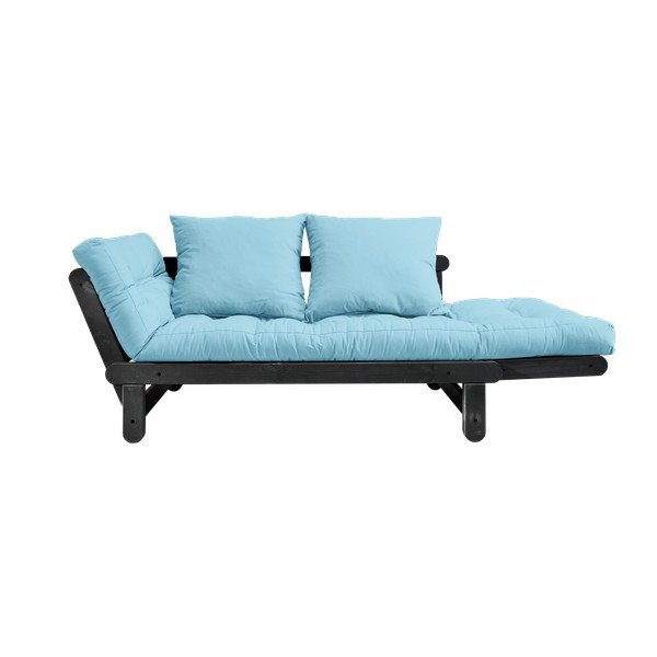 Sofa rozkładana Karup Design Beat Black/Light Blue-image-3