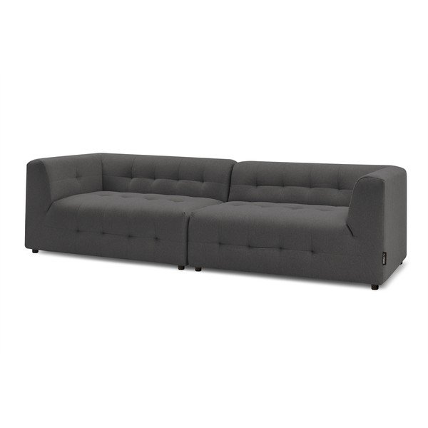 Ciemnoszara sofa 324 cm Kleber – Bobochic Paris-image-3