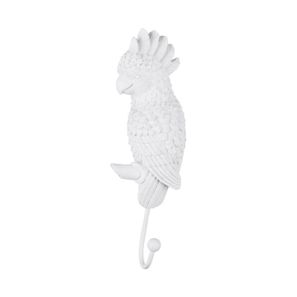 Biały haczyk w kształcie papugi Leitmotiv Kakadu